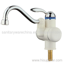 Bathroom Basin Instant Electric Faucet In Brass