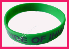 colorful silicon wrist bands