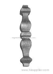 Central wrought iron forged stud