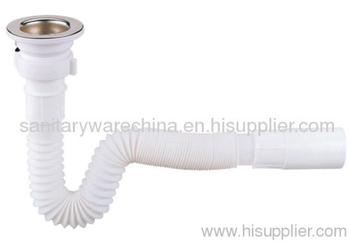 1 1/2" Flexible Waste Pipe Siphons For Wash Basin