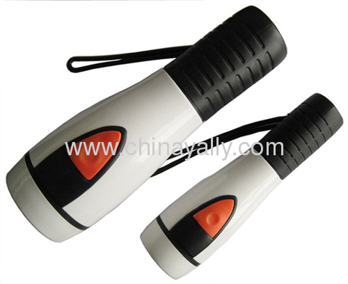 LED Plastic Torch Flashlight