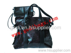 lady fashionable leather handbags factory