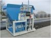 Movable concrete block machines