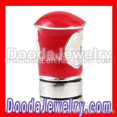 european Red Post Box Charm For Charm Bracelet