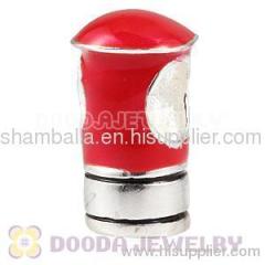 european Red Post Box Charm For Charm Bracelet