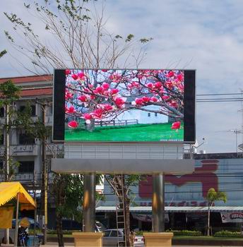 P12 advertising led display on roof