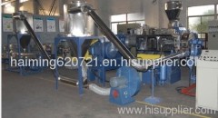 PVC hot cutting pelletizing machine