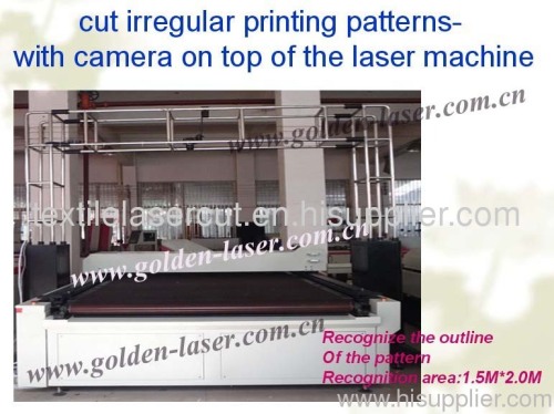 CCD Laser Cutter Pringing Fabric For Outdoor Banner Flags