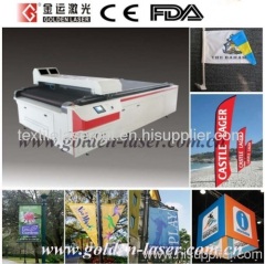 Auto Feeding Machine Laser Cutting Sign Banner Flag