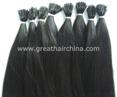 Keratin prebonded hair extension Human hair extension