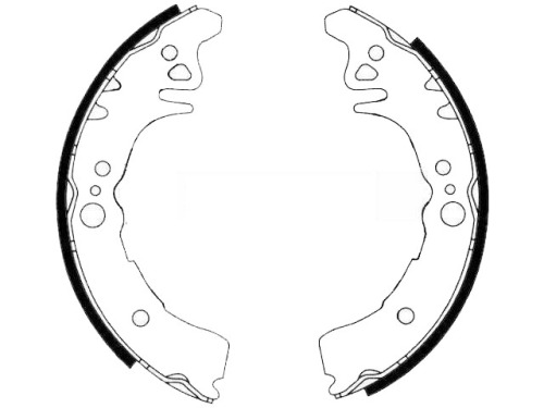 TOYOTA VIOS parking brake shoe