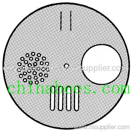 rotating metal disk