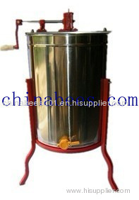 4 frame manual stainless steel honey extractor