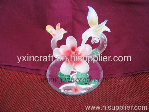 flower glass crafts gifts