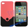 Pink Black Premium Hard Case Cover for iPhone 4 4G/iPhone 4S