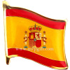 Metal spain flag badge