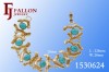 Super Wide 18K Gold Jewelry Bracelet 1530624