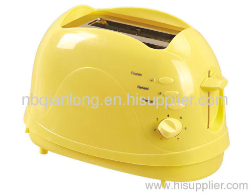 Electric Plastic 2-slice toaster