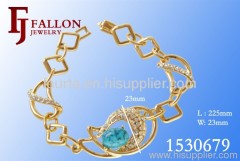 Copper Metal CZ Bracelet 1530679