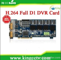 16chs Hikvision card, dvr card, hardware card DS-4016HCI CCTV DVR CARD