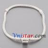 Sterling silver plated snake bracelet JB033