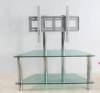 Glass TV bracket , temprered glass tv stand,lcd tv table