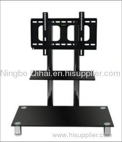modern classic glass lcd tv stand brackets, tv table for flat screen