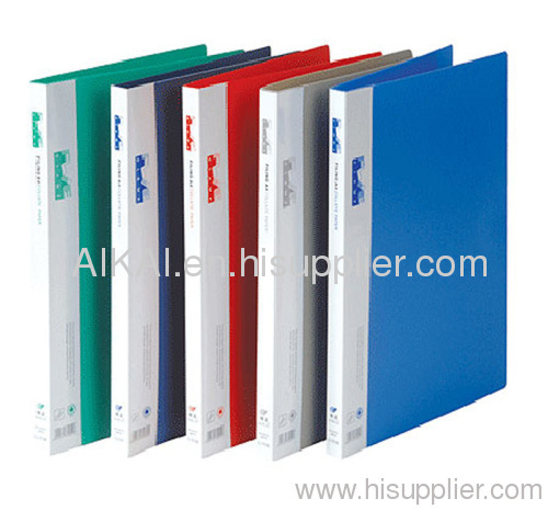 A4 PP File with One Pressure Clip & One Transparent Pocket