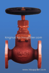 JIS F7351 Marine Bronze Screw-Down Check Globe Valve 5K