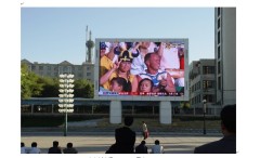 P10 commercial led display board at square