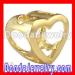 Cheap european Gold Heart Charm Wholesale