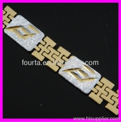 white gold plated bracelets design for men