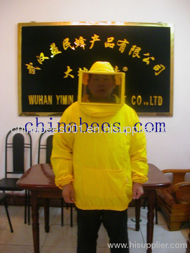 yellow beekeeping jacket