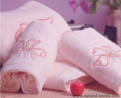 100% cotton jacquard face towel