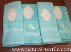 100% cotton embroider face towel