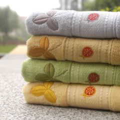 embroider bath towel