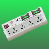 Universal USB & battery charger power socket