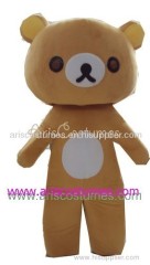 Rilakkuma Bear Mascot costume, fancy dress costume mascot costume