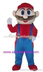 mario mascot costume, cartoon characters mascot,Traje de la mascota