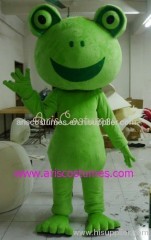 kermit frog mascot costume, party costume, carnival costume,Traje de la mascota