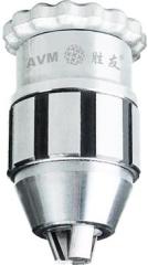 Industrial grade keyless drill chuck