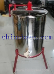 4 frame honey extractor with handmade barrel and frame