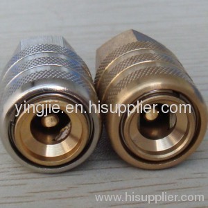 1/4 copper car chuck Air Chuck Lock-on Quick Connect (Nickel Plated Brass)