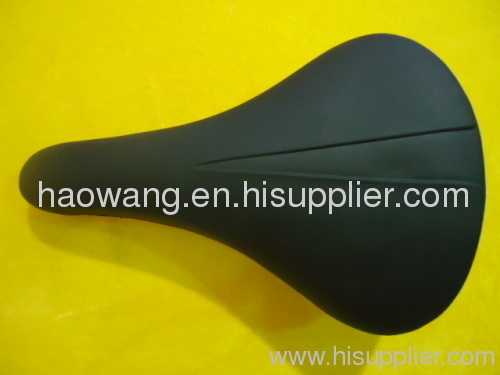 balck Leather Bicycle Saddle