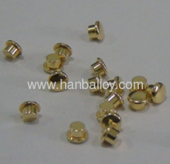 Gold Plated Contact Rivets