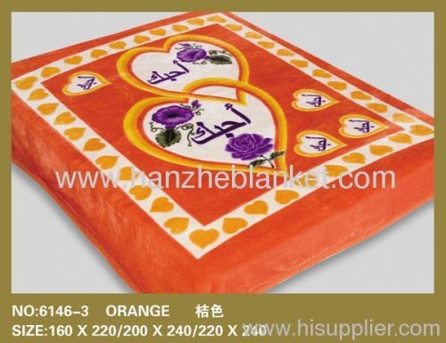 raschel blanket mink blanket polyester blanket