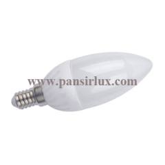 High quality ceramic 3W E14 LED candle bulb lamp light