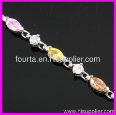 Colorful Zircon Stylish Girls Bracelet 4530004