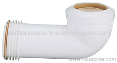 90 Degree Bent WC Pipe 4" Toilet Connector Tubes