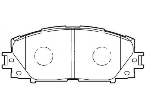 TOYOTA PRIUS front brake pads